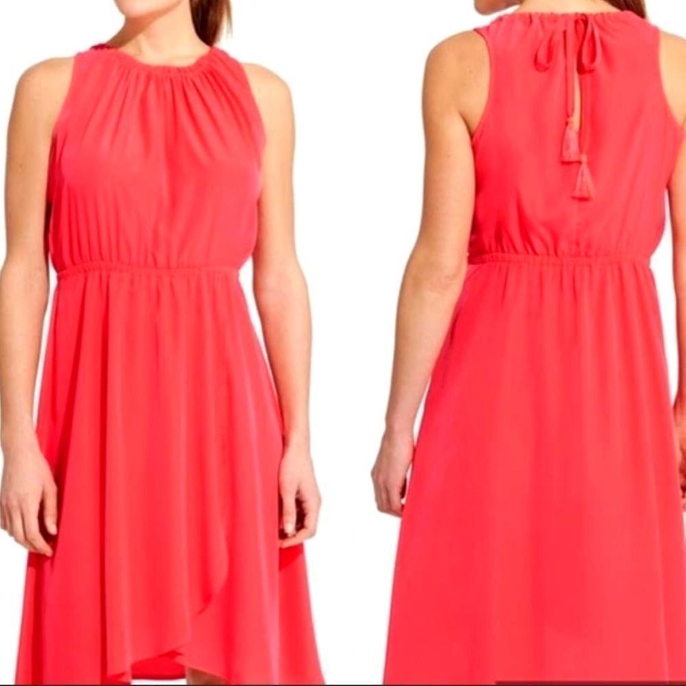 ATHLETA | Martinique Quest Dress Tie Back Coral S